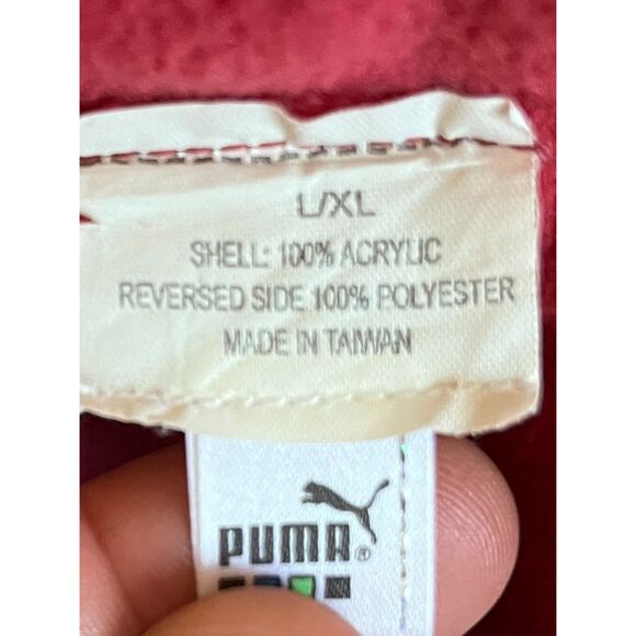 Vintage Snoop Dog Puma Reversible Plaid Red Y2K Bucket Cap Hat Adult Size Large - Picture 3 of 6